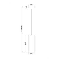 Lampa wisząca Gioia P011PL-01G Maytoni - zdjęcie dodatkowe 1